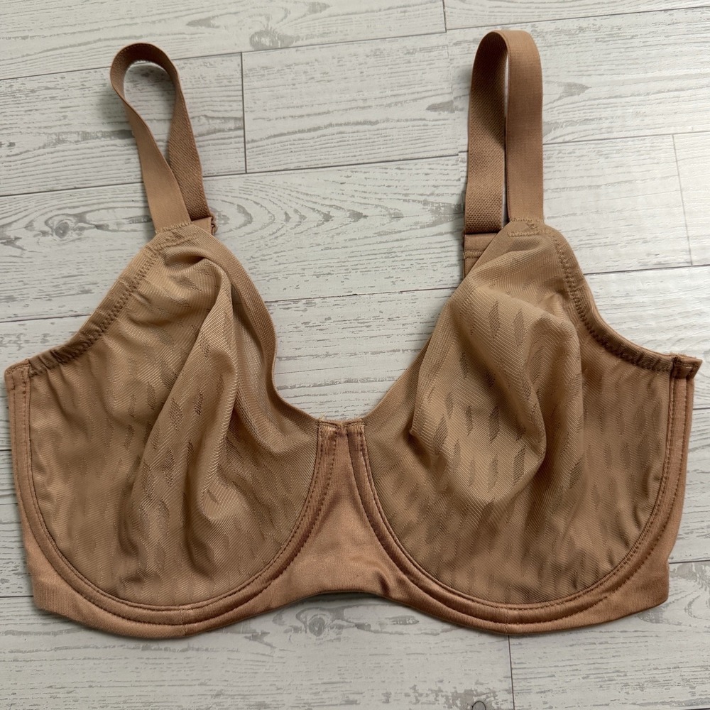 Wacoal Bra Elevated Allure Seamless Lift Unlined Underwire Size 34DDD 855336 Tan